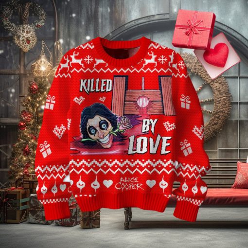 Killed By Love Alice Cooper Valentine Sweater