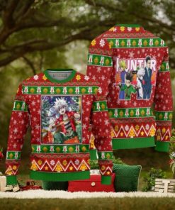 Killua Zoldyck Anime Ugly Christmas Sweater Hunter x Hunter Xmas Gift