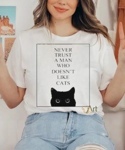 Kim Ji Woong Wearing Never Trust A Man Who Doesn’t Like Cats Shirts
