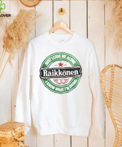 Kimi Raikkonen I Know What To Do Formula 1 T Shirt