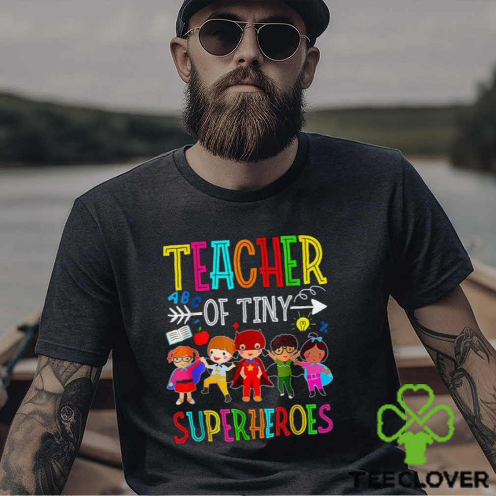 Kindergarten Pre K Teacher Of Tiny Superheroes Back To School Unisex Shirt Kindergarten Pre K Teacher Of Tiny Superheroes Back To School Unisex Shirt