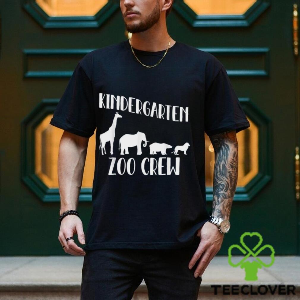 Kindergarten Zoo Crew Funny Circus Animal Lover Back School Shirt Kindergarten Zoo Crew Funny Circus Animal Lover Back School Shirt