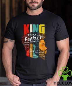 King Black Father Hard Working Giving Strong T Shirt