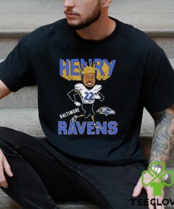 King Derrick Henry 22 Baltimore Ravens cartoon funny shirt