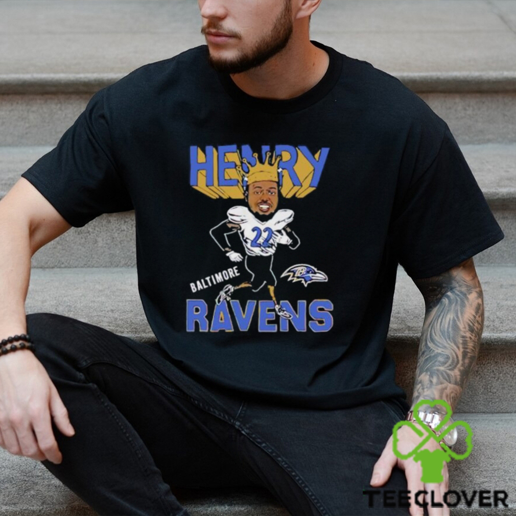 King Derrick Henry 22 Baltimore Ravens cartoon funny shirt King Derrick Henry 22 Baltimore Ravens cartoon funny shirt