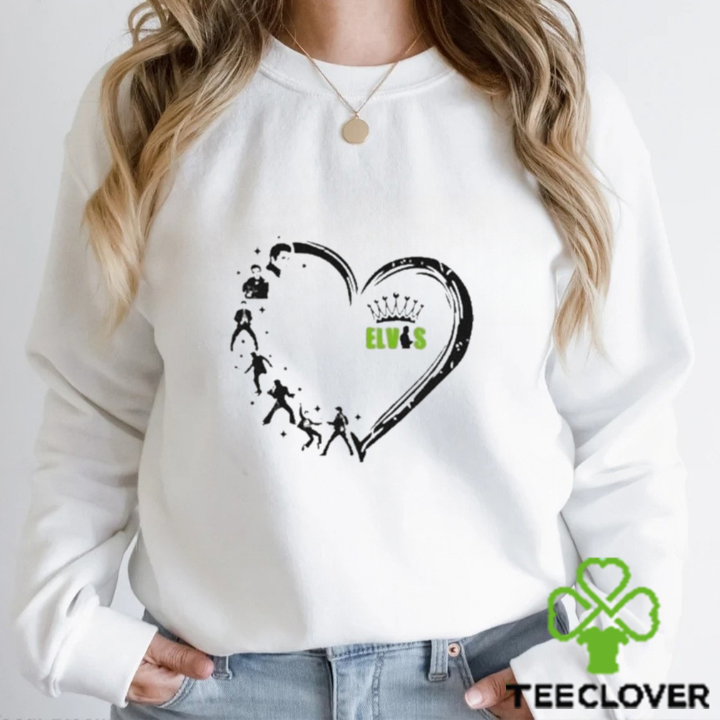King Elvis Presley heart 2023 t shirt King Elvis Presley heart 2023 t shirt