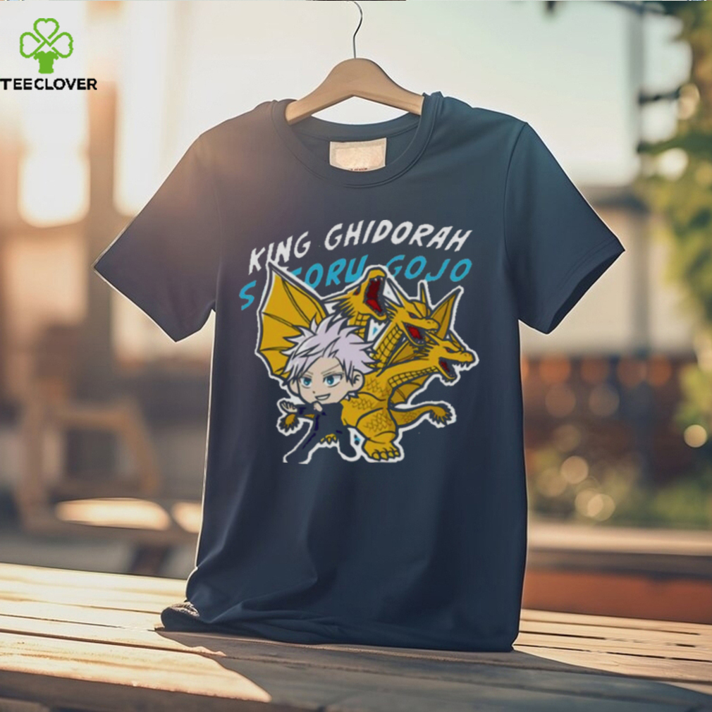 King Ghidorah x Satoru Gojo Godzilla x Jujutsu Kaisen Collab T Shirt King Ghidorah x Satoru Gojo Godzilla x Jujutsu Kaisen Collab T Shirt