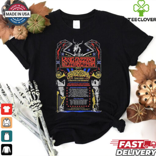 King Gizzard And The Lizard Wizard Phantom Island Tour 2025 T Shirts