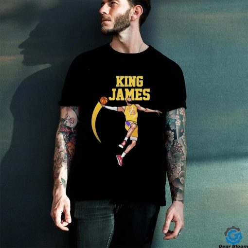 King James Basketball Player Los Angeles Lakers NBA shirt