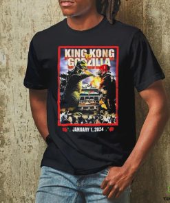King Kong vs Godzilla 2024 Rose Bowl Game Michigan Vs Alabama Shirt