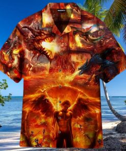 King Of Hell Lucifer Hawaiian Shirt