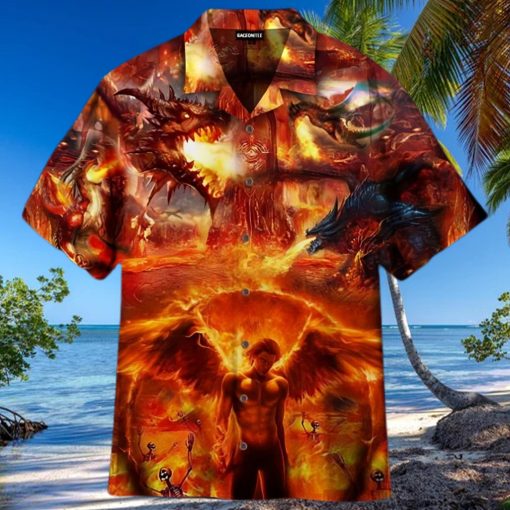 King Of Hell Lucifer Hawaiian Shirt