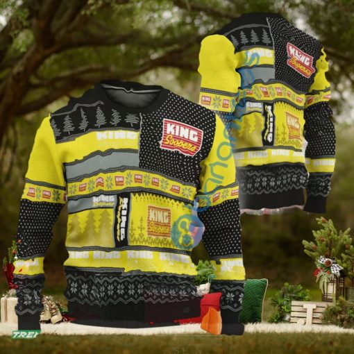 King Soopers Logo Style Ugly Christmas 3D Sweater Holidays Gift