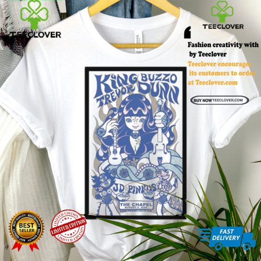 King buzzo and trevor dunn august 6 2024 the chapel in san francisco ca t shirts
