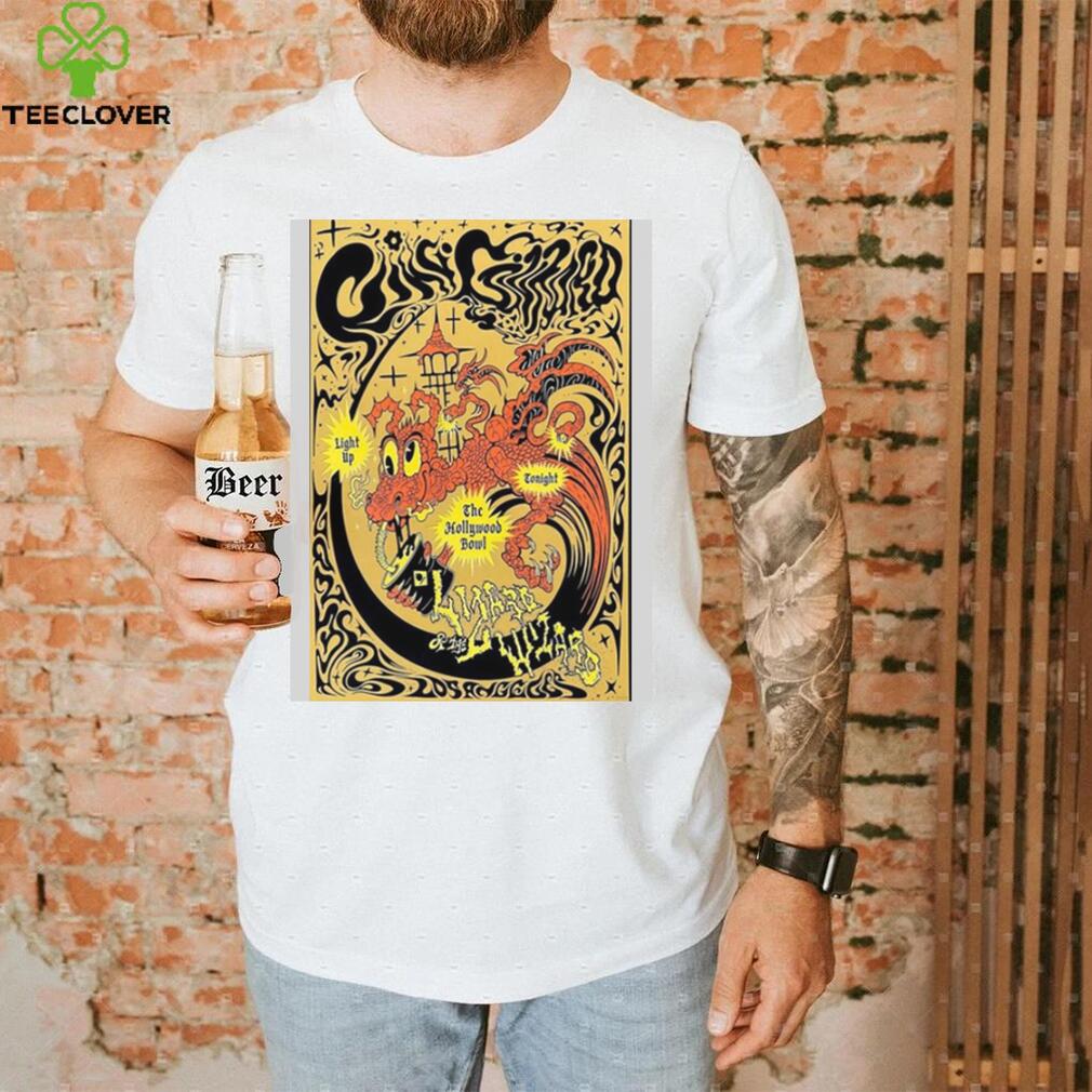 King gizzard and the lizard wizard at the hollywood bowl tonight poster art poster design T shirt King gizzard and the lizard wizard at the hollywood bowl tonight poster art poster design T shirt