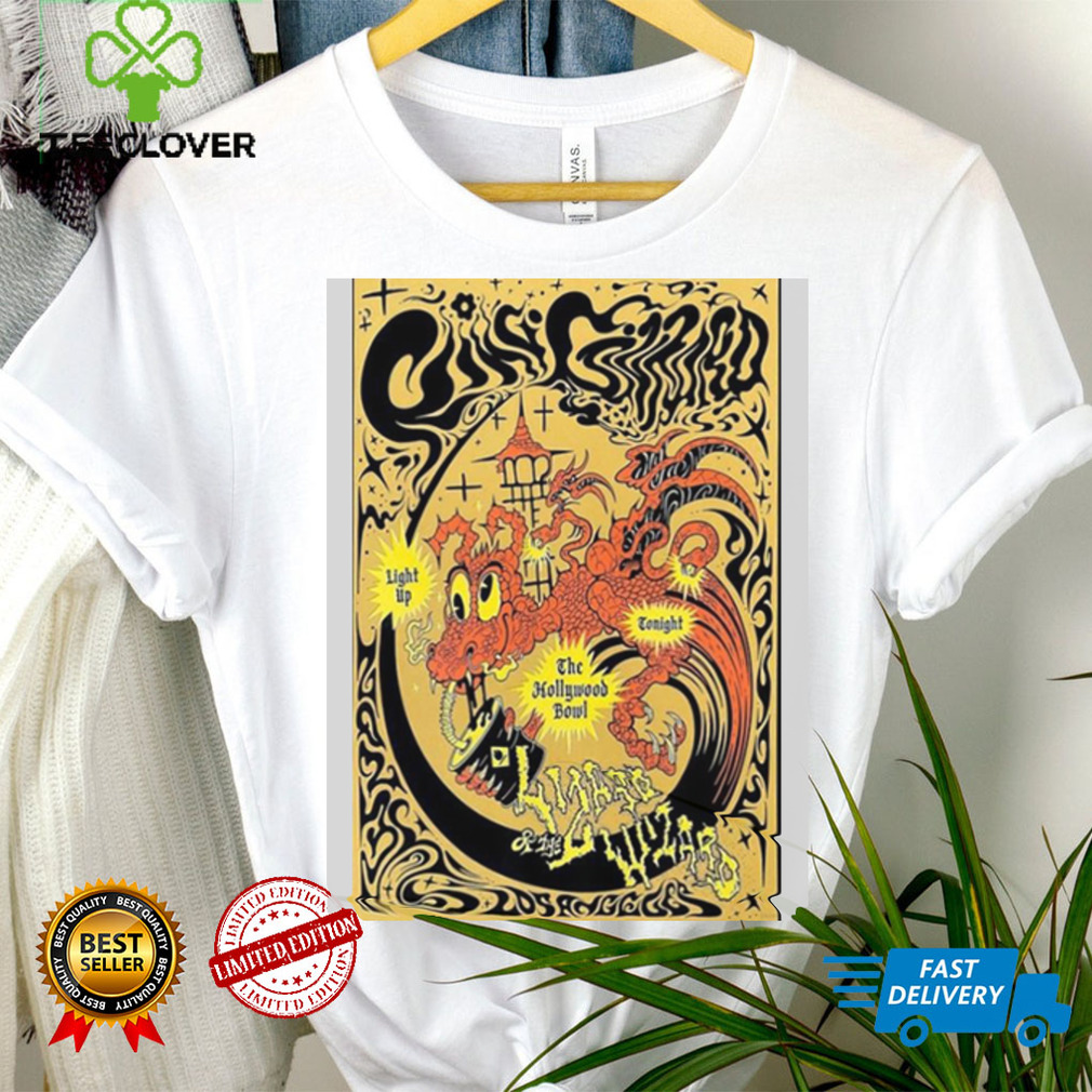 King gizzard and the lizard wizard at the hollywood bowl tonight poster art poster design T shirt King gizzard and the lizard wizard at the hollywood bowl tonight poster art poster design T shirt