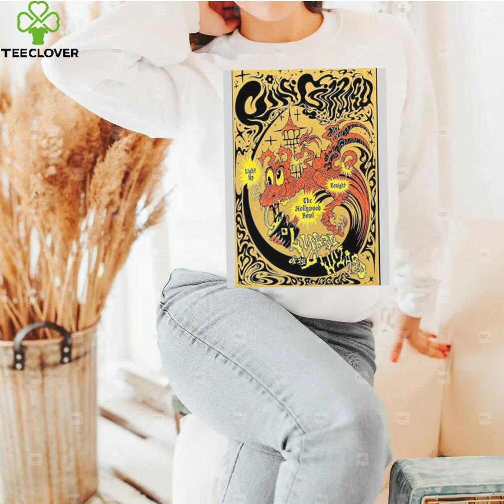 King gizzard and the lizard wizard at the hollywood bowl tonight poster art poster design T shirt King gizzard and the lizard wizard at the hollywood bowl tonight poster art poster design T shirt