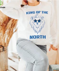 King of the North Detroit Lions mascot funny shirt