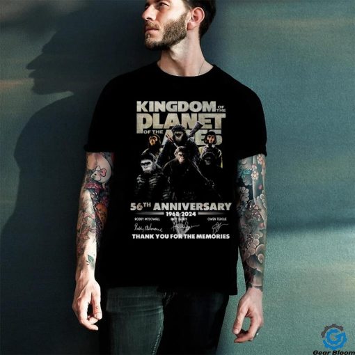 Kingdom Of The Planet Of Apes 56th Anniversary 1968 2024 Signature Thank You For The Memories Unisex T Shirt