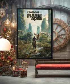 Kingdom Of The Planet Of The Apes Only In Theaters 2024 Home Decor Poster Canvas