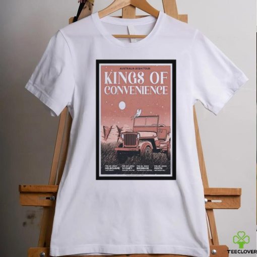Kings Of Convenience Australia 2024 Poster Shirt
