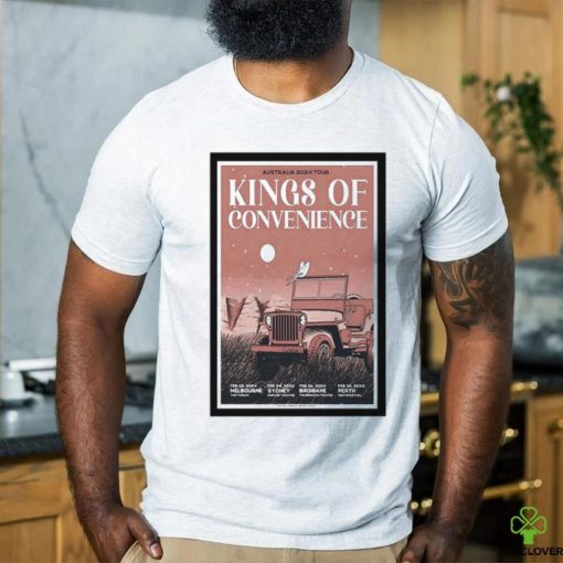 Kings Of Convenience Australia 2024 Poster Shirt