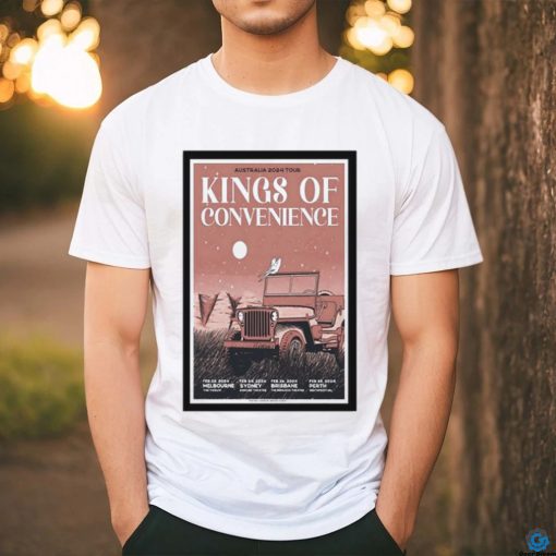 Kings Of Convenience Australia 2024 Poster Shirt
