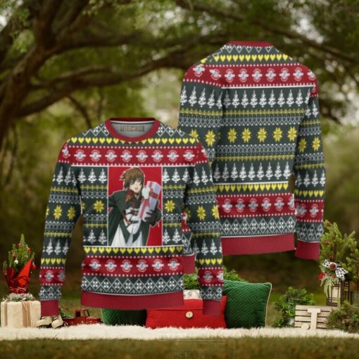 Kira Yamato Anime Ugly Christmas Sweater Custom Gundam Xmas Gift