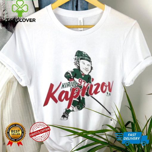 Kirill kaprizov player caricature hoodie, sweater, longsleeve, shirt v-neck, t-shirt