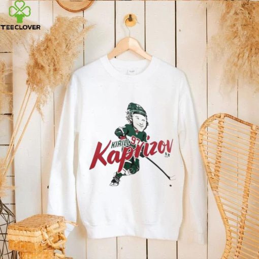 Kirill kaprizov player caricature hoodie, sweater, longsleeve, shirt v-neck, t-shirt