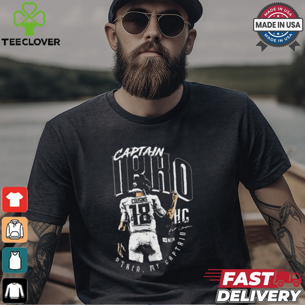Kirk Cousins Atlanta Captain Kirko Oh Captain My Captain Signature t shirt Kirk Cousins Atlanta Captain Kirko Oh Captain My Captain Signature t shirt