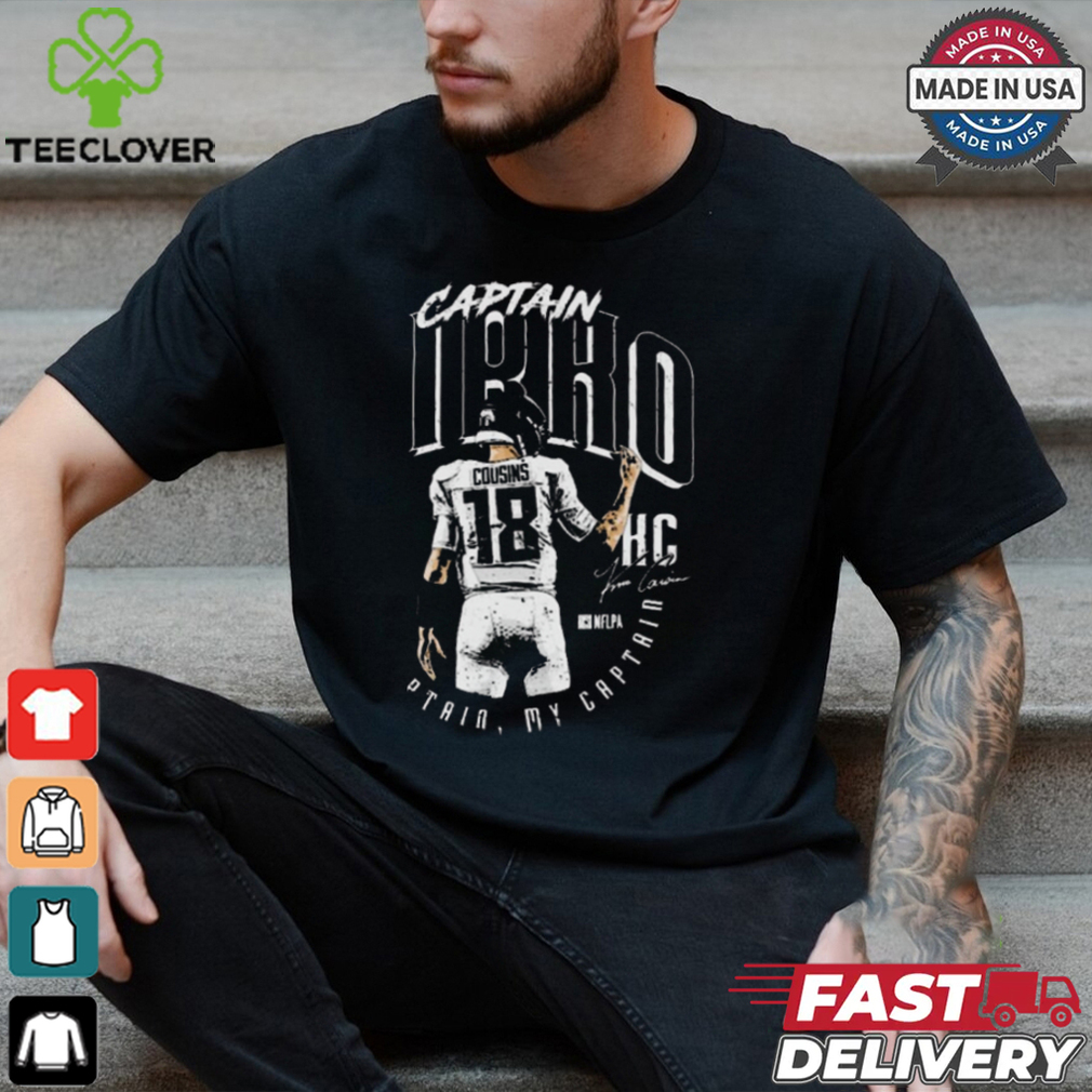 Kirk Cousins Atlanta Captain Kirko Oh Captain My Captain Signature t shirt Kirk Cousins Atlanta Captain Kirko Oh Captain My Captain Signature t shirt