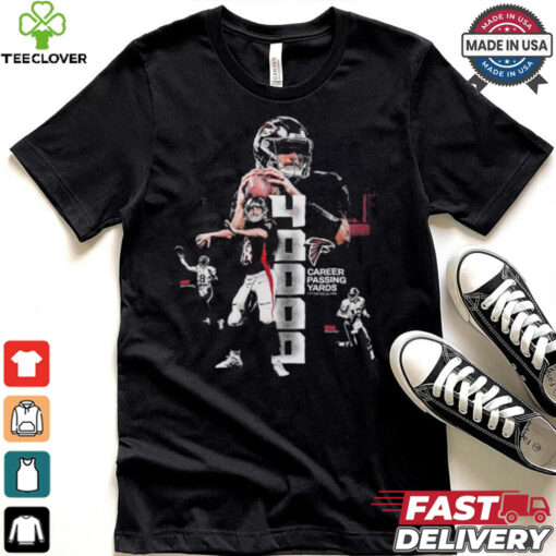 Kirk Cousins Atlanta Falcons 4000 Career Passing Yards 4th Fastest All Time Shirt