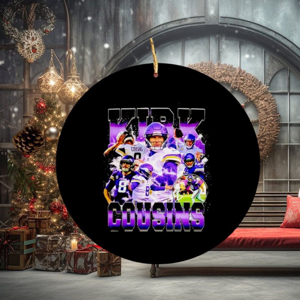 Kirk Cousins Minnesota Vikings football vintage Ornament Kirk Cousins Minnesota Vikings football vintage Ornament