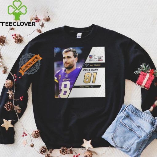 Kirk Cousins Rank 81 The NFL Top 100 Player Of 2024 T Shirt