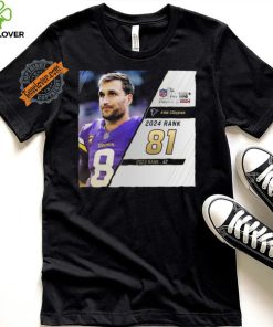 Kirk Cousins Rank 81 The NFL Top 100 Player Of 2024 T Shirt
