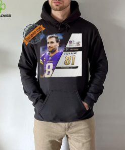 Kirk Cousins Rank 81 The NFL Top 100 Player Of 2024 T Shirt