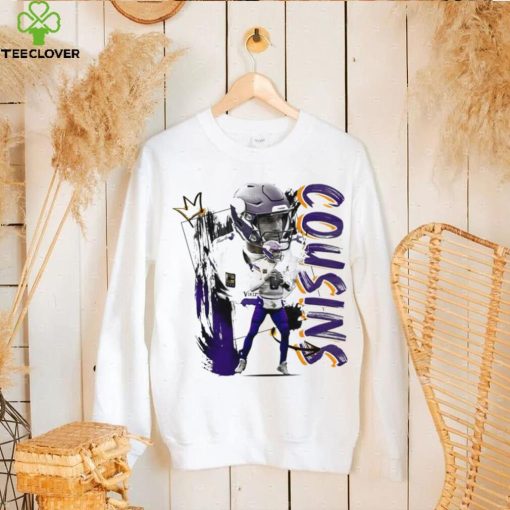 Kirk Cousins number 8 Minnesota Vikings football player pose gift hoodie, sweater, longsleeve, shirt v-neck, t-shirt