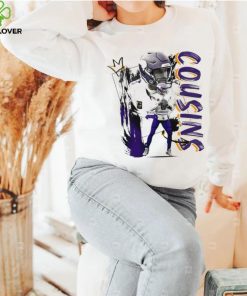 Kirk Cousins number 8 Minnesota Vikings football player pose gift hoodie, sweater, longsleeve, shirt v-neck, t-shirt