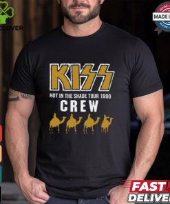 Kiss 35Th Anniversary Hot In The Shade Tour Crew 1990 T Shirt