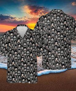 Kiss Band Chibi Hawaiian Shirt
