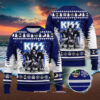Kiss Band End Of The Road Vintage Pattern Black 2024 Ugly Christmas Sweater