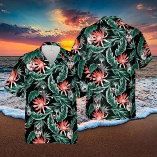 Kiss Band Face Hawaiian Shirt