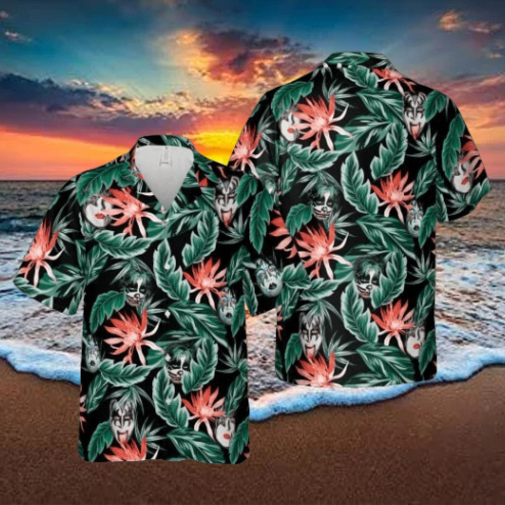 Kiss Band Face Hawaiian Shirt Kiss Band Face Hawaiian Shirt