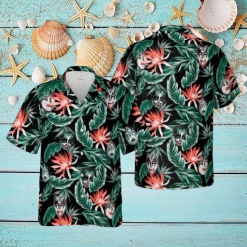 Kiss Band Face Hawaiian Shirt