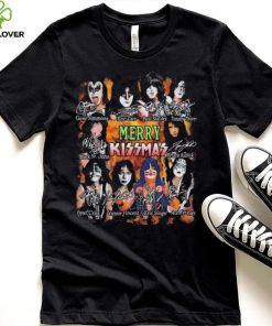 Kiss Band Merry Kissmas Christmas Signatures Shirt