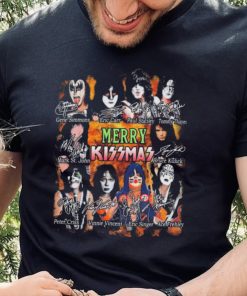 Kiss Band Merry Kissmas Christmas Signatures Shirt