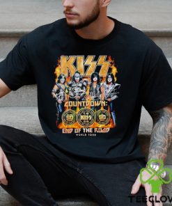 Kiss Countdown end of the road world tour signature shirt
