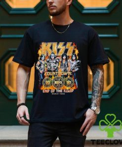 Kiss Countdown end of the road world tour signature shirt