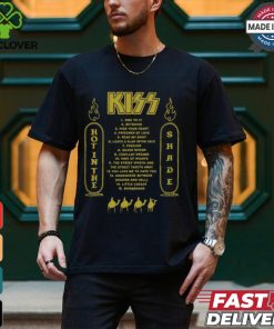 Kiss Hot In The Shade Tracklist 35Th Anniversary Shirt